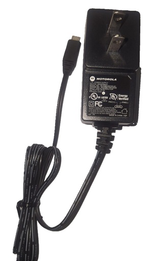 [CARGADOR MICRO-USB ,SWITCH-MODE , LOW NOISE, 5W, PARA RADIO SL500E  P/SL8550E] 25009298001