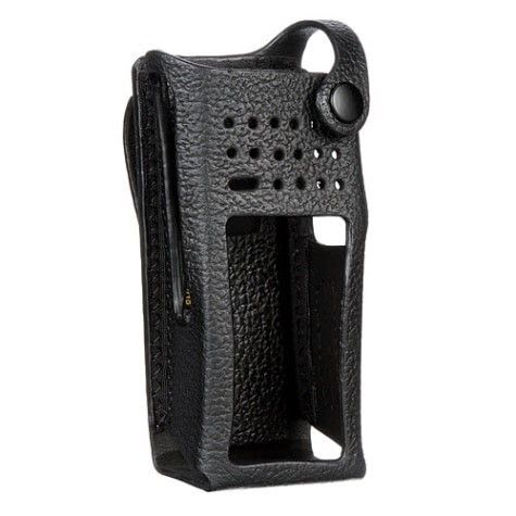 [Funda de cuero rijida con presilla para cinturón fija de 3 pulgadas (7,6 cm)] PMLN5838