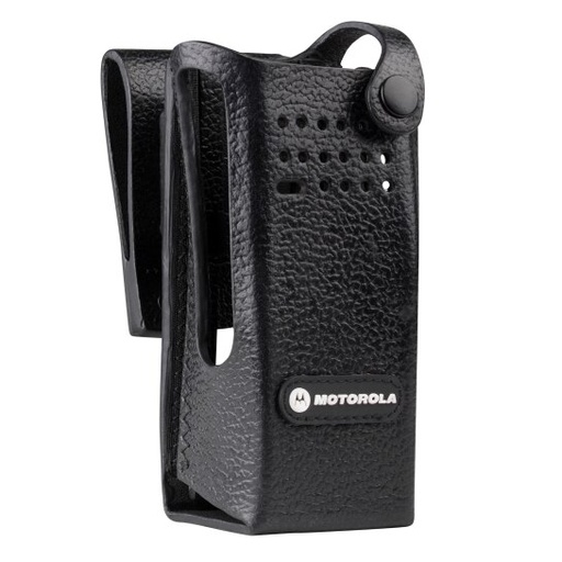 [FUNDA DE USO RUDO PIEL CC 2.5INCH CON SUJECION MOVIBLE PARA RADIO DGP8550EX  P/DGP8050EX] PMLN6096