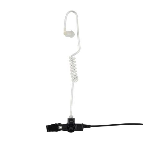 [Earpiece with Microphone and Push-to-Talk Combined (2-Wire), Black] PMLN6536