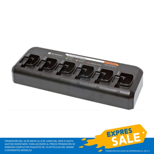 [CARGADOR MULTIPLE 6 UNIDADES PARA RADIO DEP450 P/R2] PMLN6588
