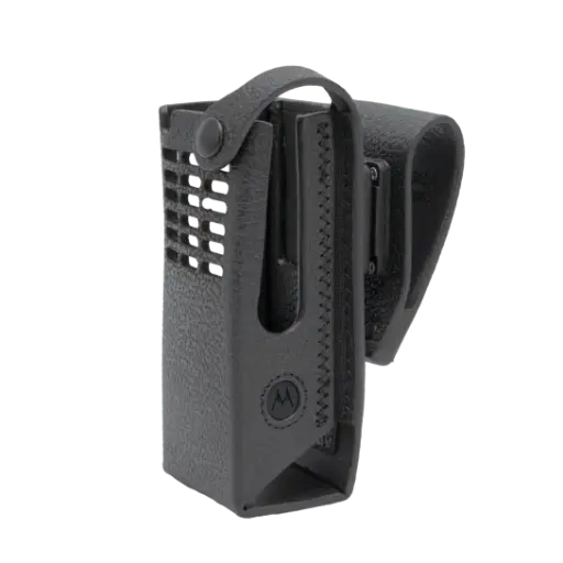 [HARD LEATHER CARRY CASE 2.5 INCH SWIVEL BELT LOOP NON DISPLAY] PMLN8303